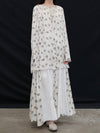 Mutedance 25 Spring/Summer Ruffled Floral Skirt MD-MD25SS110-HOARY MD25SS108
